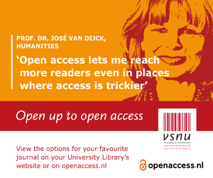 Pro. Dr. José van Dijck, Humanities: Open access lets me reach more readers even in places where access is trickier.'